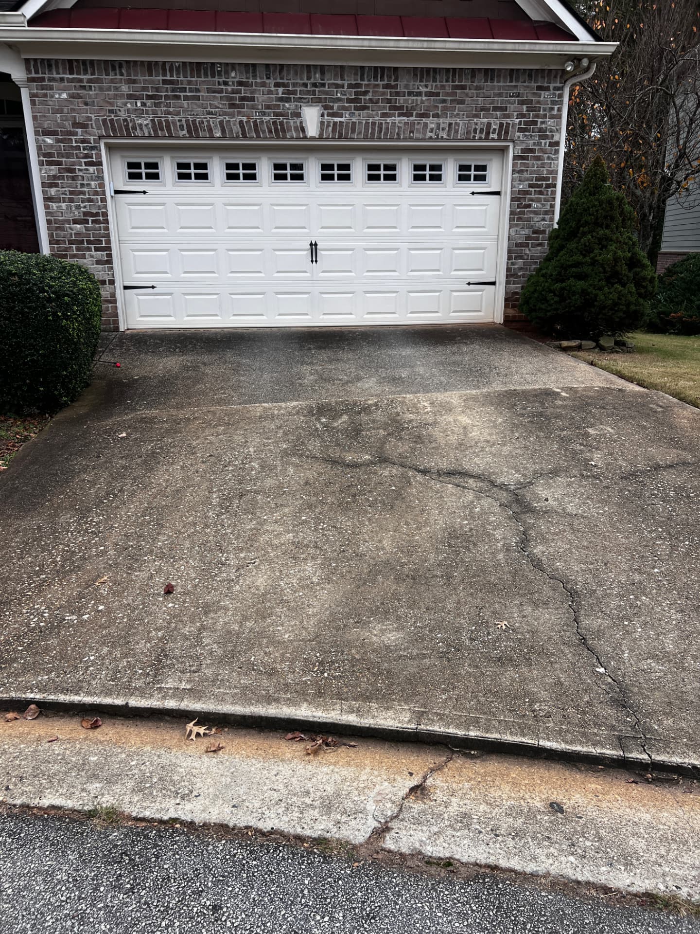 Before — Concrete driveway — Avondale Estates