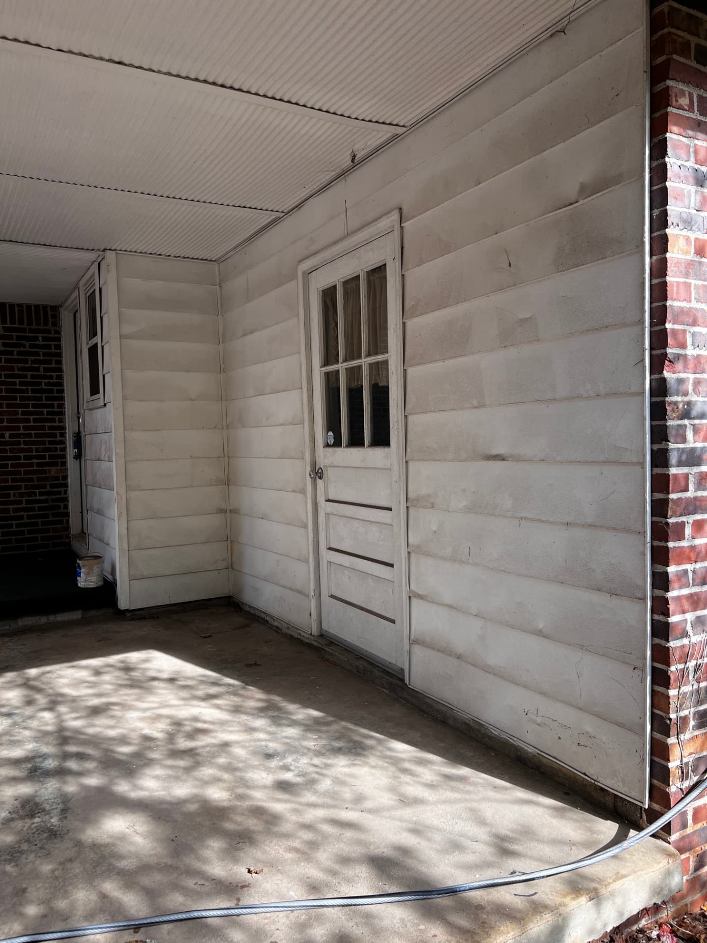 Before — House siding & porch — Decatur